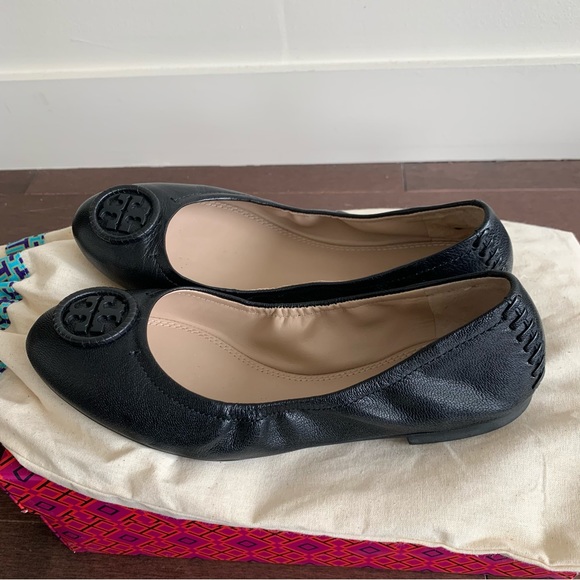 Tory Burch Allie Ballet Flats. Size 7. All time Classic. - Picture 4 of 6